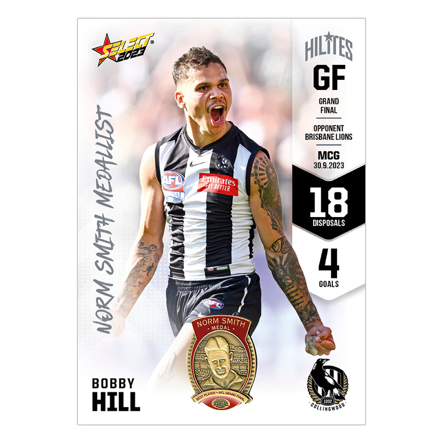 2023 AFL Grand Final Norm Smith Medallist -Bobby Hill - Collingwood