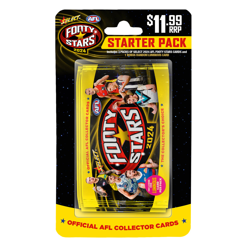 2024 AFL Footy Stars Starter Pack Box (20 units) Select Cards