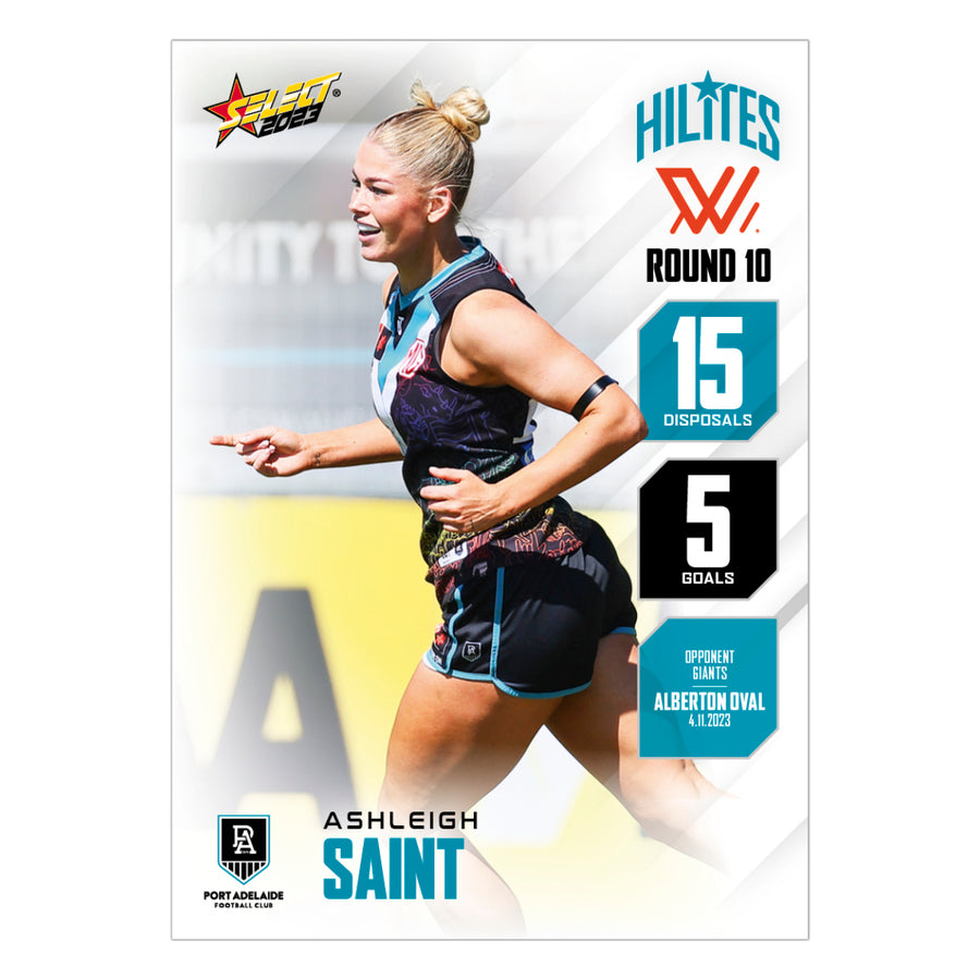 AFLW Season 8 Round 10 Hilites - Ashleigh Saint - Port Adelaide