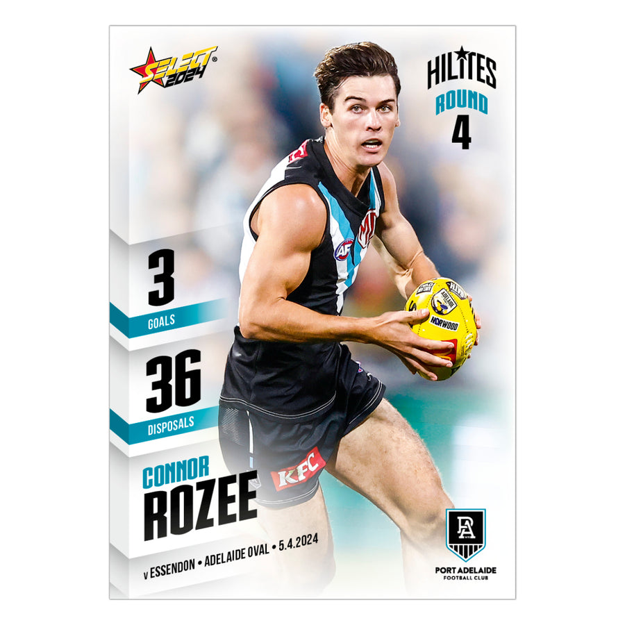 2024 AFL Round 4 Hilites - Connor Rozee - Port Adelaide