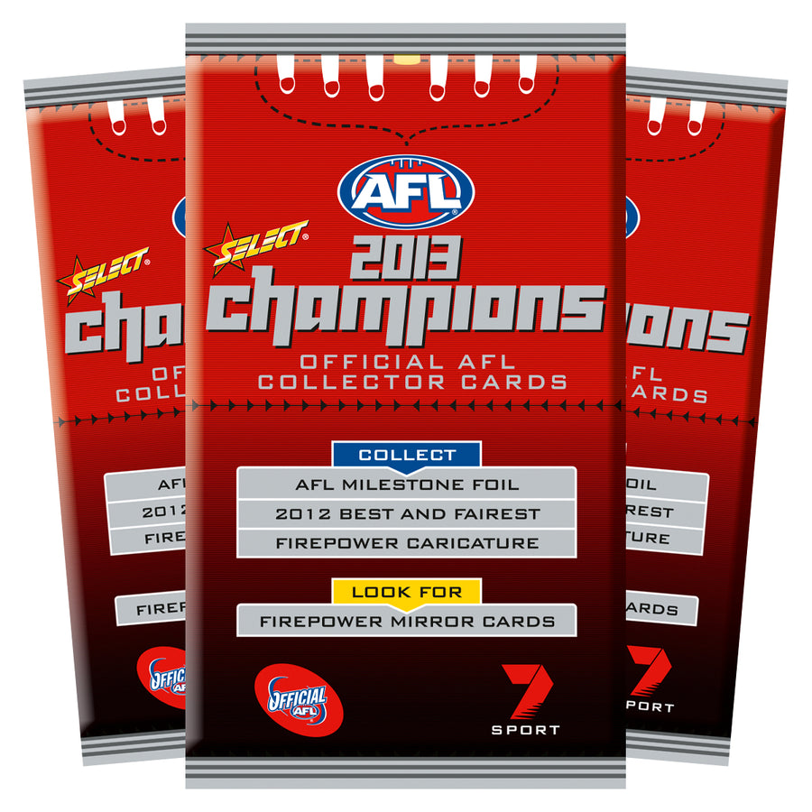 2013 AFL Champions Cards Packets