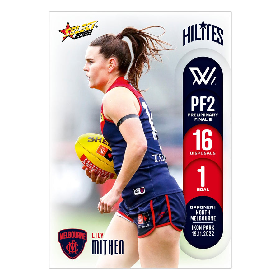 AFLW Season 7 PF2 Hilites - Lily Mithen - Melbourne
