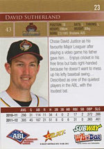 2012-13 Select Australian Baseball League Full Set (72 cards)