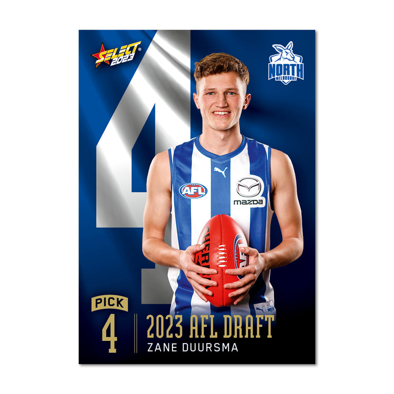 2023 AFL Draft Pick Cards Select Cards