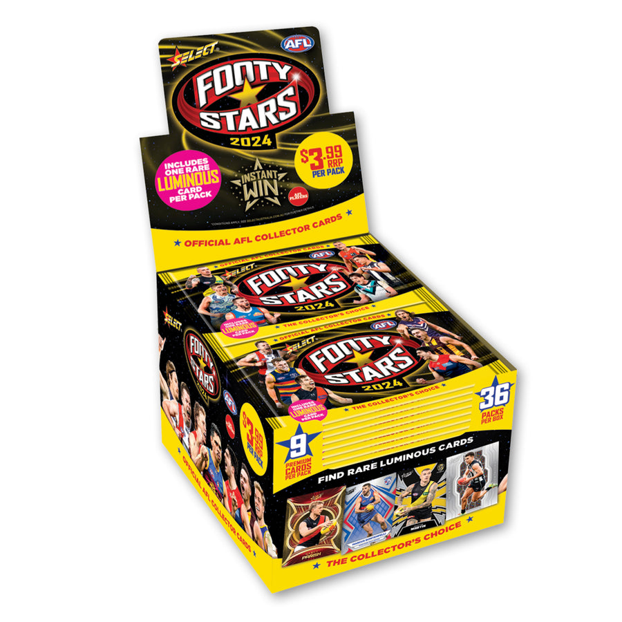2024 AFL Footy Stars Box (36 Packs)