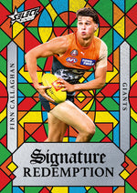 2025 AFL Footy Stars Luminous Myriad Signature Redemption Submission