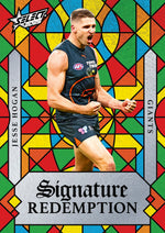 2025 AFL Footy Stars Luminous Myriad Signature Redemption Submission