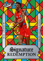 2025 AFL Footy Stars Luminous Myriad Signature Redemption Submission