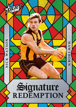 2025 AFL Footy Stars Luminous Myriad Signature Redemption Submission