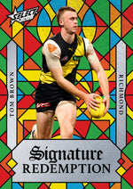 2025 AFL Footy Stars Luminous Myriad Signature Redemption Submission