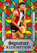 2025 AFL Footy Stars Luminous Myriad Signature Redemption Submission