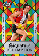 2025 AFL Footy Stars Luminous Myriad Signature Redemption Submission