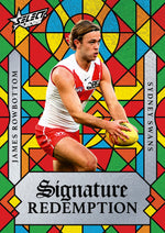 2025 AFL Footy Stars Luminous Myriad Signature Redemption Submission