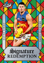 2025 AFL Footy Stars Luminous Myriad Signature Redemption Submission