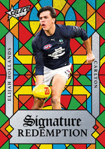 2025 AFL Footy Stars Luminous Myriad Signature Redemption Submission