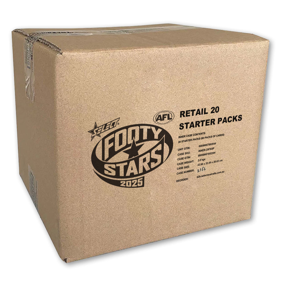 2025 AFL Footy Stars Starter Pack Box (20 Pack)