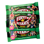 2025 AFL Footy Stars Vinyl Album + 2 Packs Cards