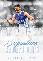 2025 AFL Footy Stars Hobby EPIC Black Signature Redemption Submission