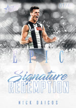 2025 AFL Footy Stars Hobby EPIC Black Signature Redemption Submission