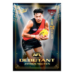 Official AFL 2025 Debutant Collector Cards