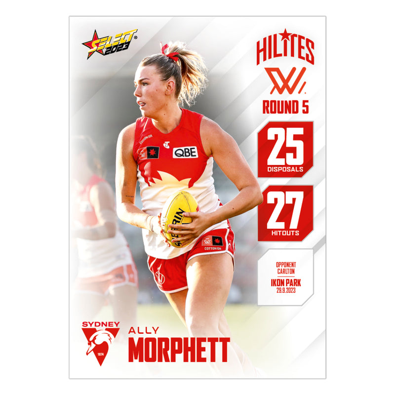 AFLW Season 8 Round 5 Hilites - Ally Morphett - Sydney