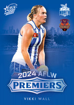 2024 AFLW North Melbourne Platinum Premiers Card Set