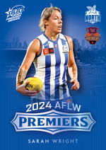 2024 AFLW North Melbourne Platinum Premiers Card Set