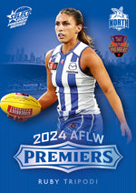 2024 AFLW North Melbourne Platinum Premiers Card Set