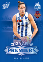 2024 AFLW North Melbourne Platinum Premiers Card Set