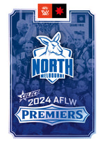 2024 AFLW North Melbourne Platinum Premiers Card Set