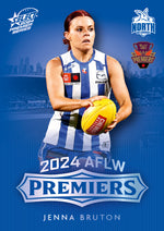 2024 AFLW North Melbourne Platinum Premiers Card Set