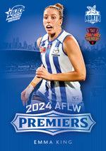 2024 AFLW North Melbourne Platinum Premiers Card Set