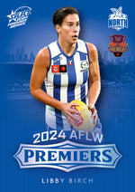 2024 AFLW North Melbourne Platinum Premiers Card Set