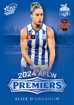 2024 AFLW North Melbourne Platinum Premiers Card Set