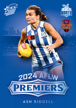 2024 AFLW North Melbourne Platinum Premiers Card Set