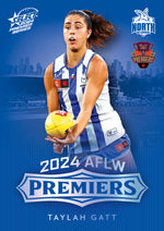 2024 AFLW North Melbourne Platinum Premiers Card Set