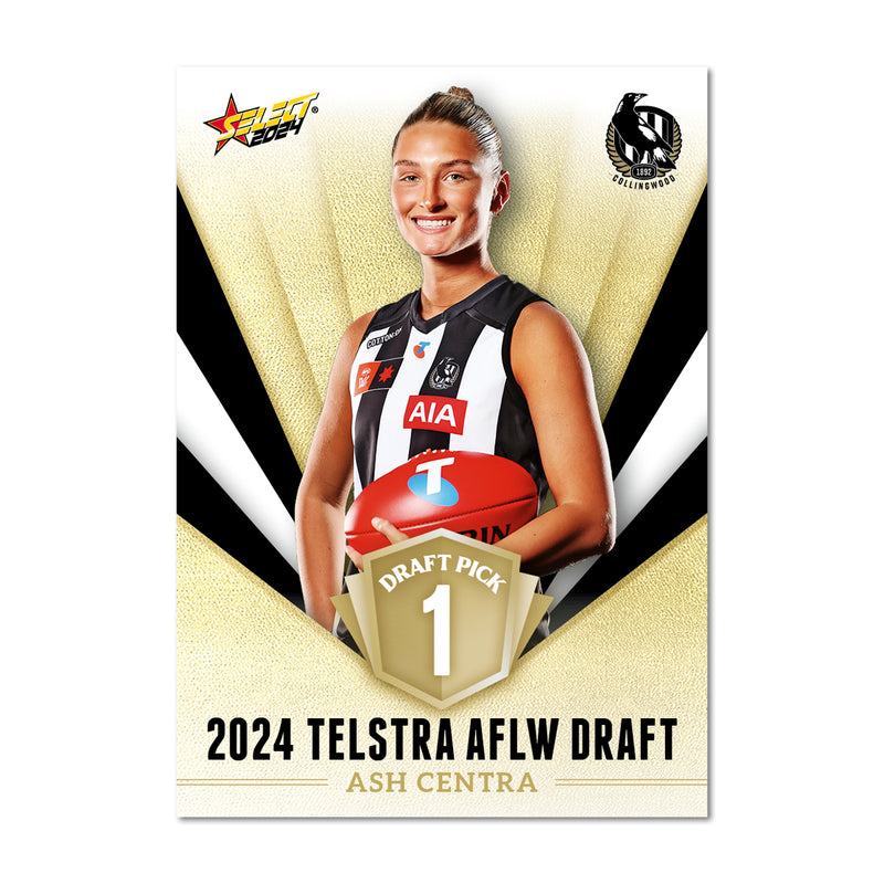 2024 Telstra AFLW Draft Pick Cards