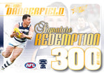 2024 AFL Legacy Ultimate Redemptions Submission (300 Games Signatures)