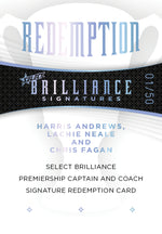2025 AFL Brilliance Signatures Redemption Submission