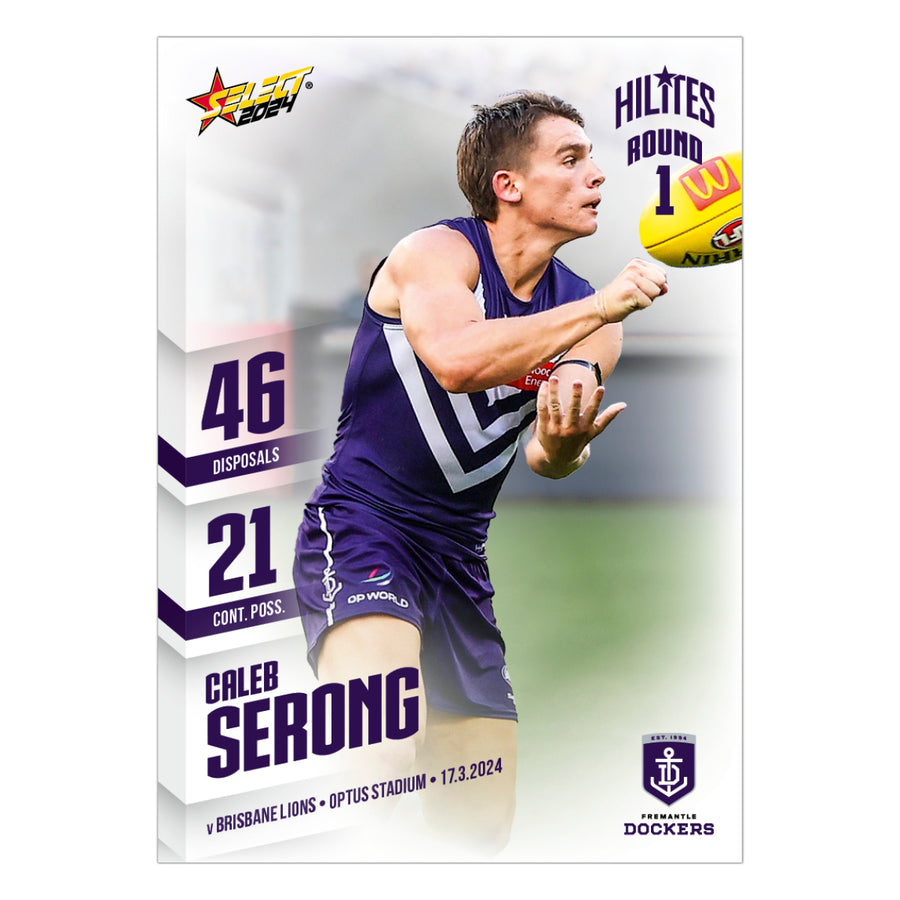 2024 AFL Round 1 Hilites - Caleb Serong - Fremantle