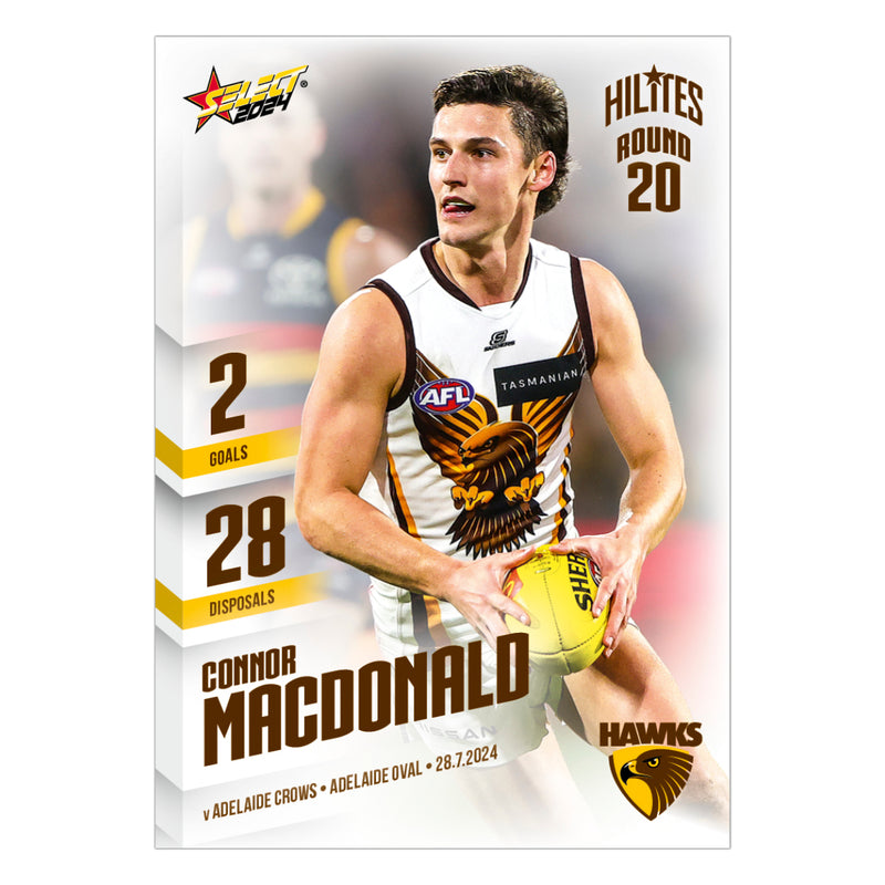 2024 AFL Round 20 Hilites - Connor MacDonald - Hawthorn