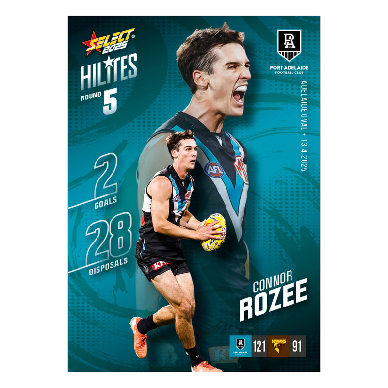 2025 AFL Hilites & Rising Star Cards