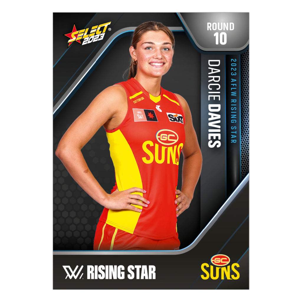 AFLW Season 8 Round 10 Rising Star - Darcie Davies - Gold Coast Suns ...