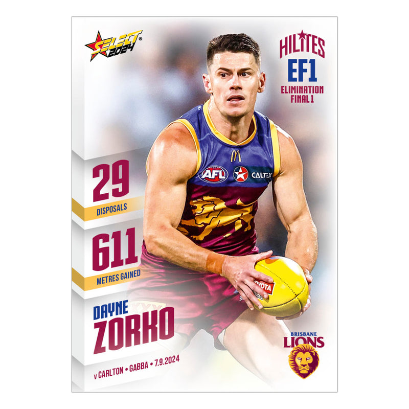 2024 AFL Finals Week 1 Hilites EF1 - Dayne Zorko - Brisbane Lions