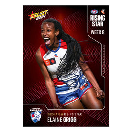 AFLW Season 9 Week 8 Rising Star - Elaine Grigg - Western Bulldogs