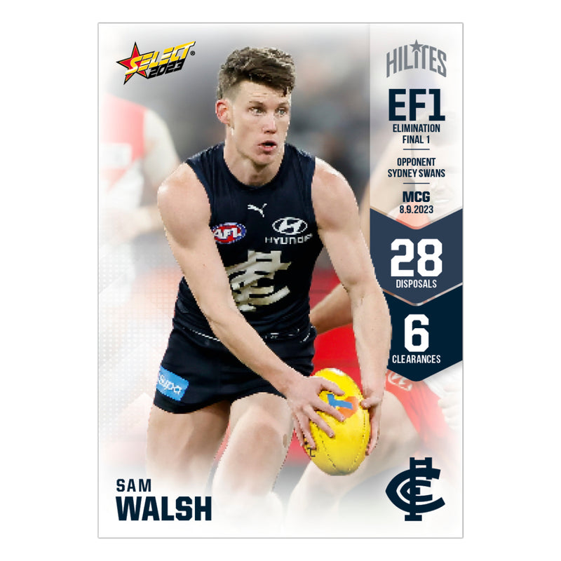 2023 AFL Finals Week 1 Hilites EF1 - Sam Walsh - Carlton