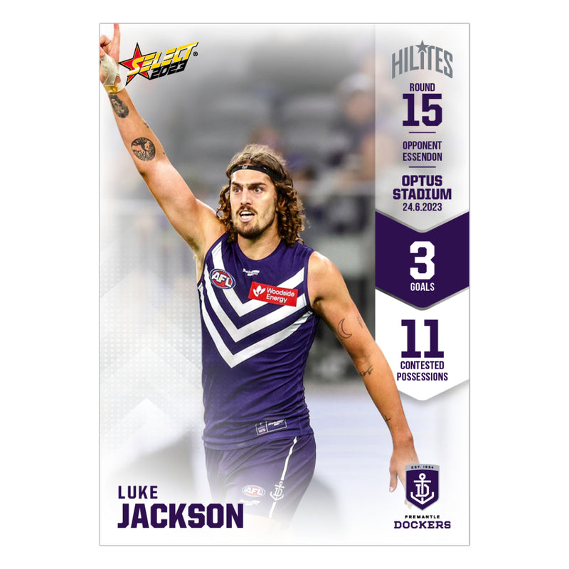 2023 AFL Round 15 Hilites - Luke Jackson - Fremantle
