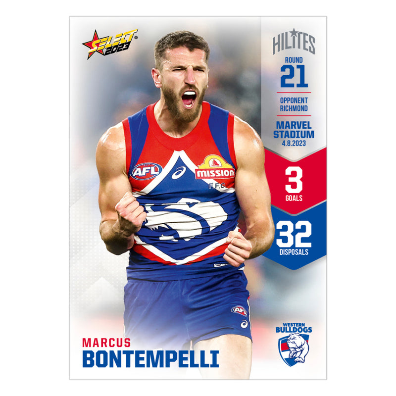 2023 AFL Round 21 Hilites - Marcus Bontempelli - Western Bulldogs