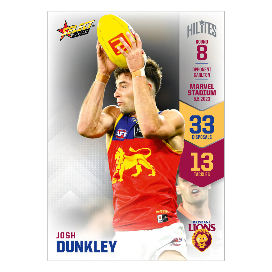 2023 AFL Round 8 Hilites - Josh Dunkley - Brisbane