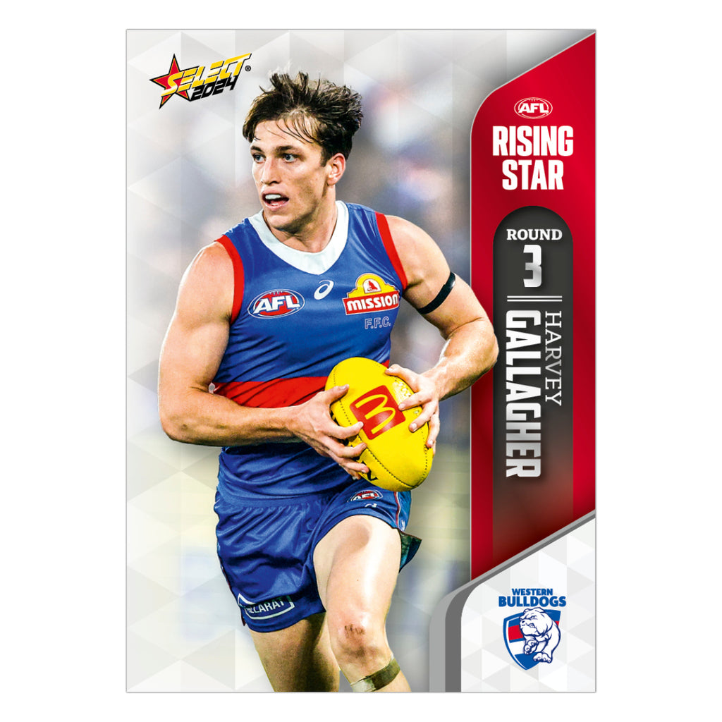 2024 AFL Round 3 Rising Star - Harvey Gallagher - Western Bulldogs ...